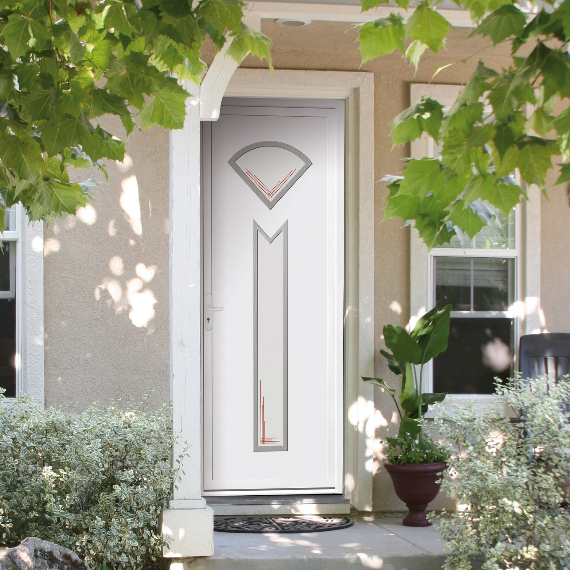 porte d entrée vitrée pvc porte d entr 233 e pvc contemporaine franciaflex porte d entrée vitrée pvc porte d entr 233 e pvc contemporaine franciaflex